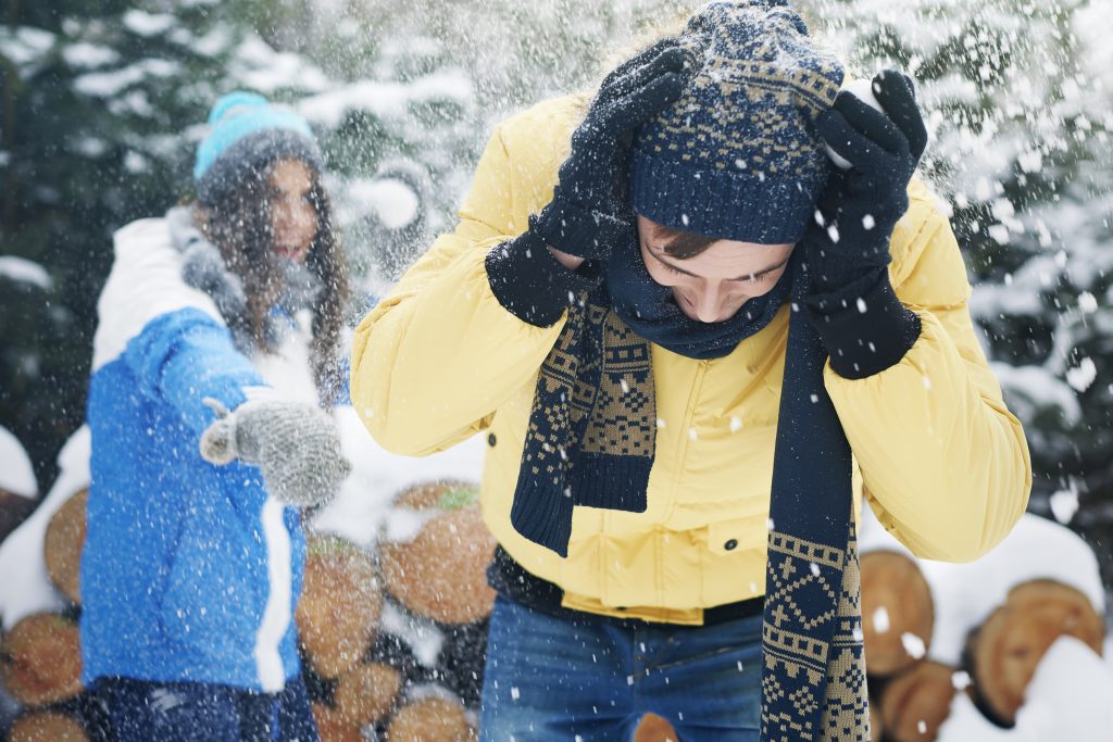 We feel like a child when first snow fell